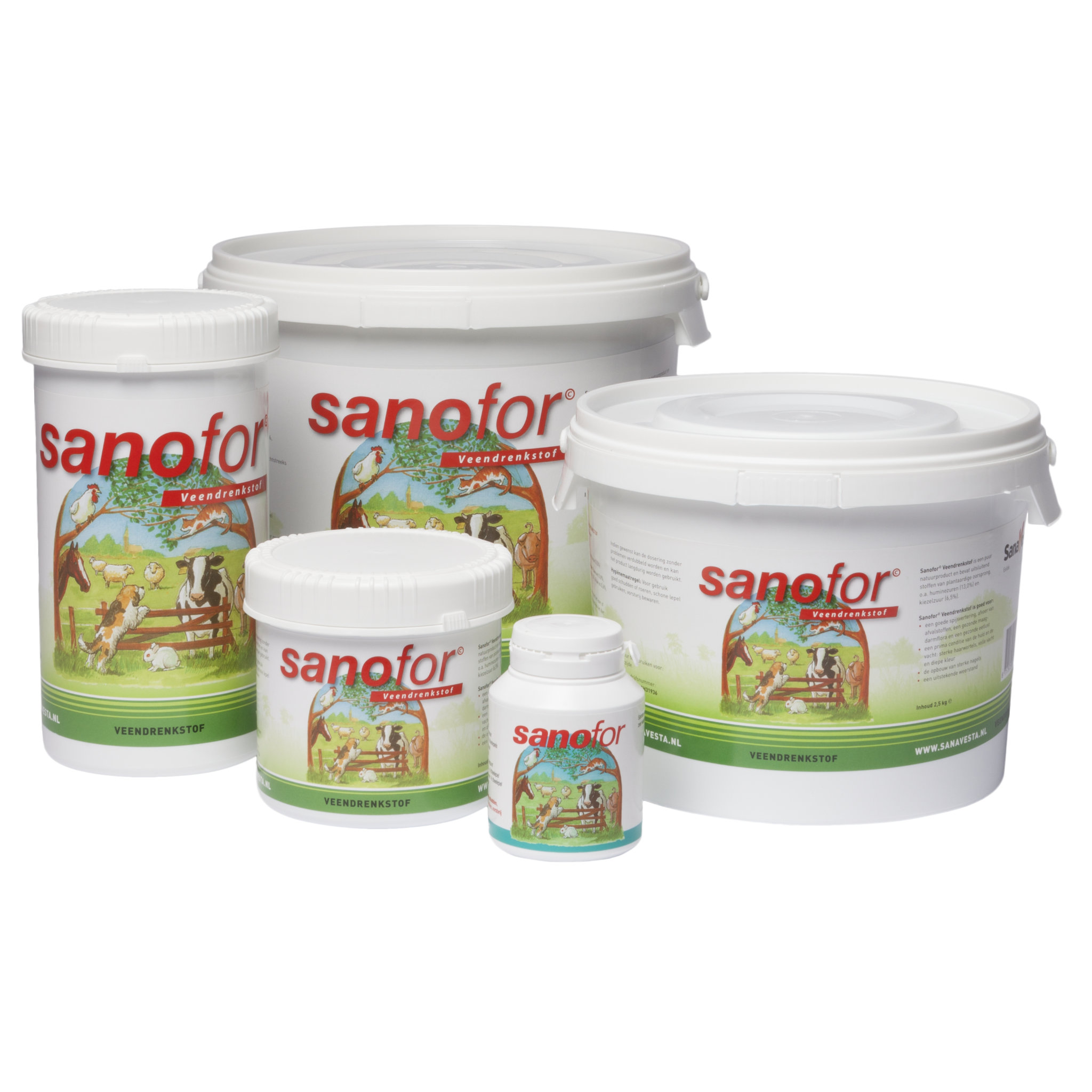 Sanofor Veendrenkstof voor Honden & Katten | 100% Natuurlijk Supplement